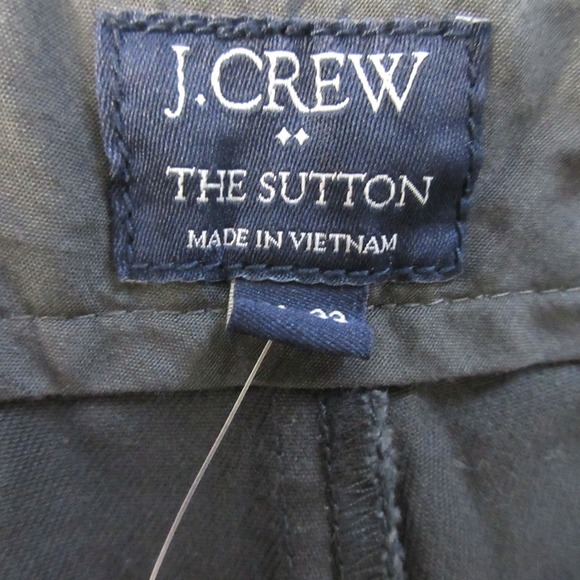 J.Crew The Sutton Chino Pants Men 36X32 Grey 100% Cotton Slim Fit Casual 550 - Picture 3 of 13